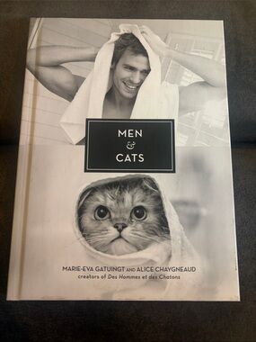 🔥5 FOR $25🔥 'Men & Cats' Hardcover Book